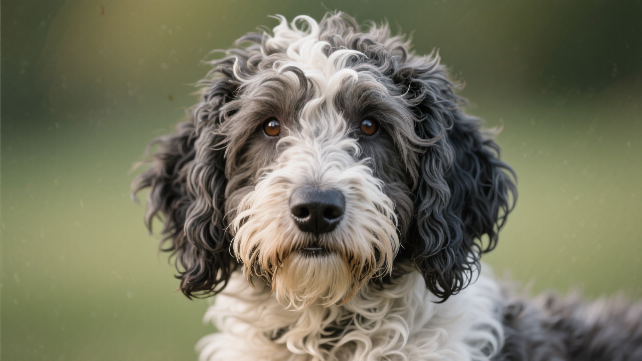 西班牙水犬 主视图